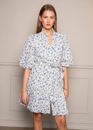 MISSMAYA - Camille Dress Spring Blue - S