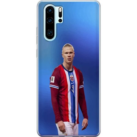 Kompatibelt Mobildeksel til Huawei Huawei P30 Pro Erling Haaland Manchester City Norge fotball angriper toppspiller utrolig målproduksjon kraftig ras