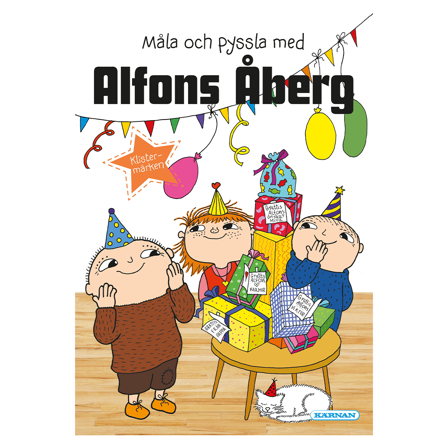 Kärnan Alfons Åberg Malebok med Oppgaver