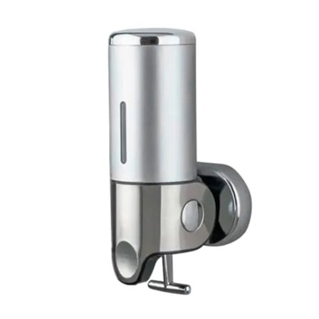 Vægmonteret sæbedispenser T-type håndtag 500ML Hvid til brusebad shampoo balsam