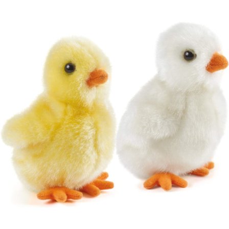 Mjuk leksak stoppade leksaker Farm Bird Shape-kycklingar och ankor