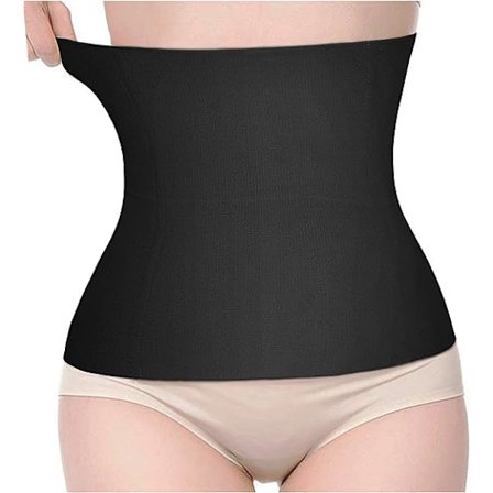 2 i 1 Postpartum Recovery Belt, Body Wraps fungerer for å stramme løs hud, M/L(24CM)
