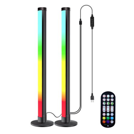 Intelligent LED-ljuslist, RGB-miljöbelysning för TV, med