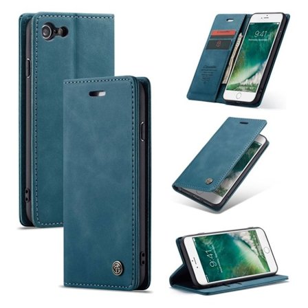 CaseMe vintage iPhone SE 2020 fodral - Blå