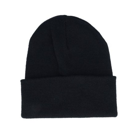 Beechfield - Svart cuff Beanie - Kids Black Junior Cuff @ Hatstore