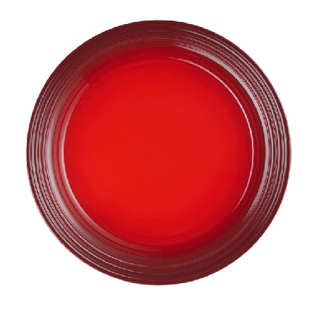 Le Creuset Middagstallrik Signature stengods 27 cm Cerise Serveringstillbehör Unisex Rosa