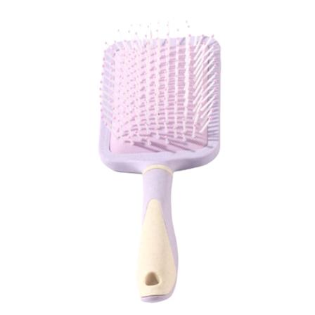 Spets Front Menneskelig Parykk Hår Luftpute Kam Frontal Huma, lilla