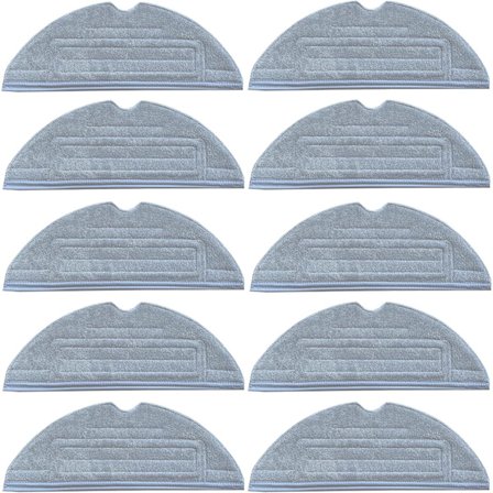 LOVECO 10-pak Moppe til Roborock S7 S7+ T7 T7 Plus, Vaskbar Udskiftning