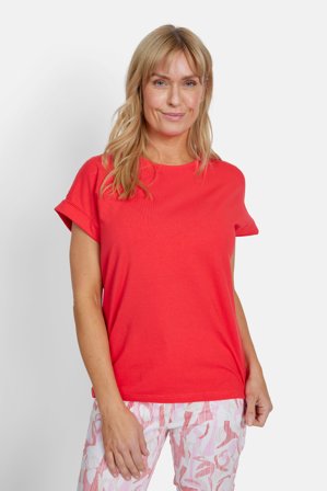 BRANDTEX - Kortærmet T-shirt - Rød