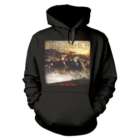Bathory Unisex Vuxen Blood Fire Death Hoodie S Svart Black S