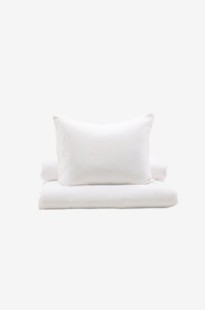 Venture Home - Pussilakanasetti Mila - Valkoinen - Pussilakanasetit - 150X200 - - Homeroom