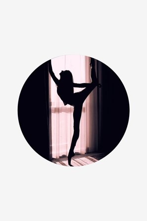 Malerifabrikken - Taulu Perfect curve - Roosa - Taulut - - Homeroom