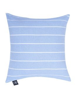 Pudebetræk Edith stribet Recycled Ljusblå