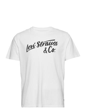 Wordmark Graphic Tee Wm Ssnl G T-shirts Short-sleeved Valkoinen LEVI ́S Men