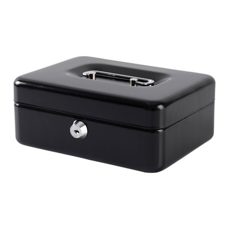 Pieni metallilaatikko lukolla 19,5 x 15,5 x 7,5 cm, ZQKLA