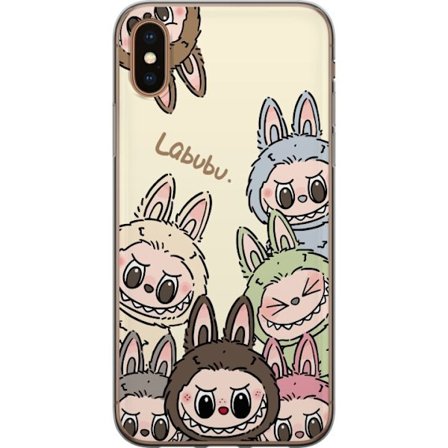 Kompatibelt Mobildeksel til Apple Apple iPhone X Monster kanindukke med blomsterkrans vinylfigur