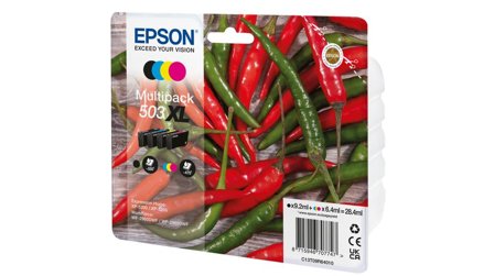 Epson 503XL Multipack - 4-pack - XL - svart, gul, cyan, magenta - original - blekkpatron