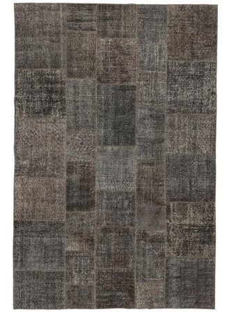 Patchwork - Turkiet Moderne Sort/Brun (Uld, Tyrkiet)