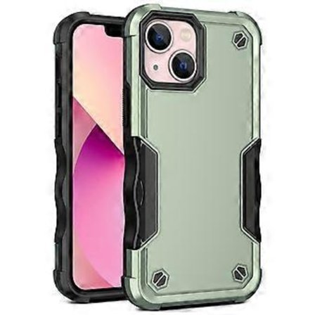 Hard PC + Myk TPU Telefondeksel for iPhone 15 - Sklisikkert Bakdeksel