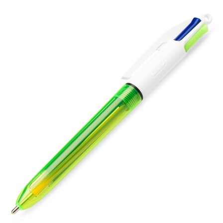 BIC Stylo multi-couleurs 4 Colours Fluo