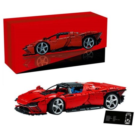 Technical Ferraried Daytona SP3 Supercar FIT 42143 Modell Building Block Leksaker
