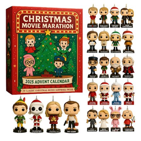 Juladventskalender, populär IP-film Avatar 16-årsjubileum King Kong 92-årsjubileum tema julgrans akrylhänge dekoration Julfilm Överraskningslåda