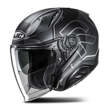 HJC RPHA 31 Dereen Jethjälm Svart/Grå XL