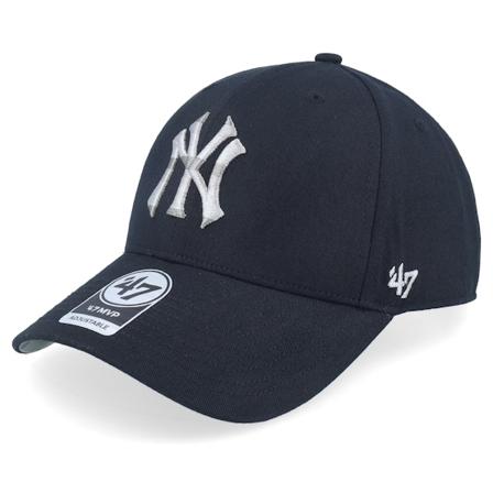 47 Brand - MLB Černá adjustable Kšiltovka - New York Yankees MLB Retro Stripe Under Mvp Black Adjustable @ Hatstore