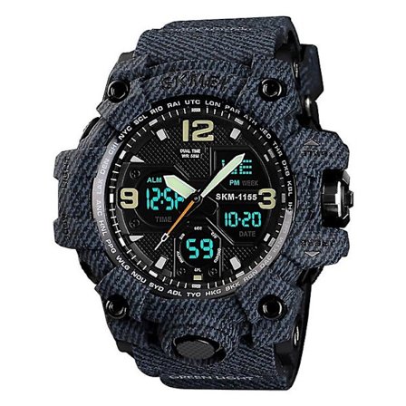 Skmei 1155b Ulkoilu Urheilu Valoisa Vedenkestävä Kello Sininen