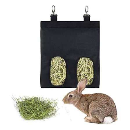 Kanin Foderautomat, Marsvin, Hø, Kanin Foderautomat, Chinchilla, Sort