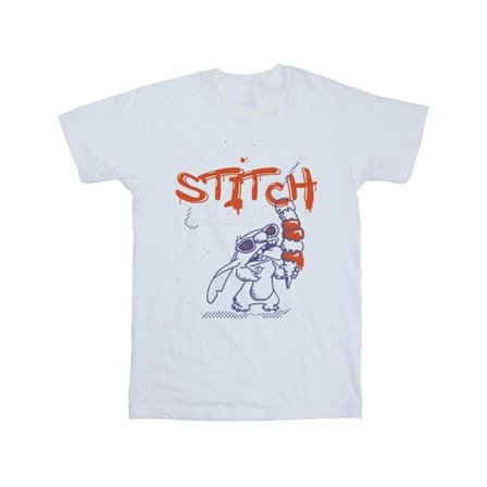 Disney Boys Lilo & Stitch Glass T-shirt 3-4 år Vit