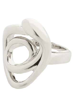 Pilgrim Diego Ring Silver-Plated Smycken & klockor Dam Silver ONESIZE