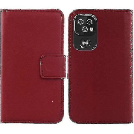 Ekte Skinnveske Doro 8100-8110 - 8100 Plus 6.1" Premium Flip Veske Deksel Beskytter Lær Lommebok