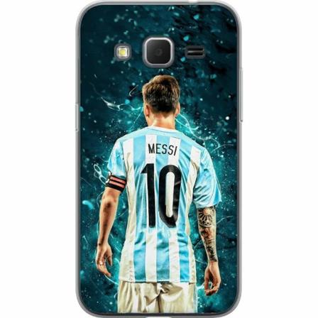 Samsung Galaxy Core Prime Genomskinligt Skal Messi
