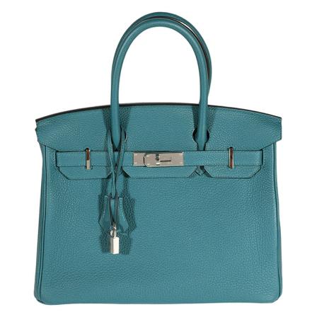 Hermès Vintage Pre-owned Handbags Blå, Dame Vintage Tasker, Størrelse: ONE Size