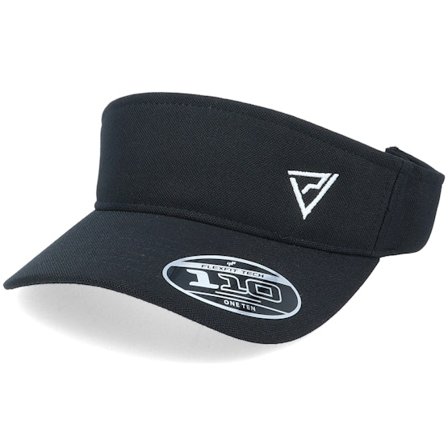 Padelville - Nero visor Cappellino - White Insigna Black 110 Visor @ Hatstore