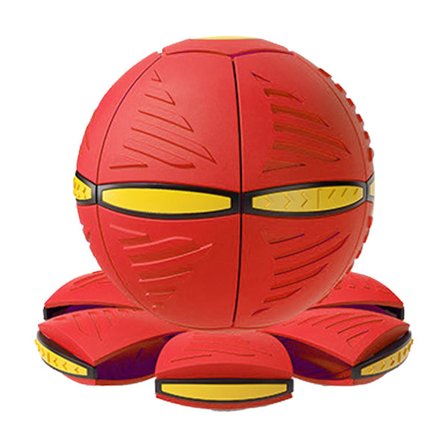 Magisk Flygende UFO Ball Lys Opp Deformasjon Stress Relief Flygende Disk Leke Rødt Lys Foreldre Barn Interaktiv