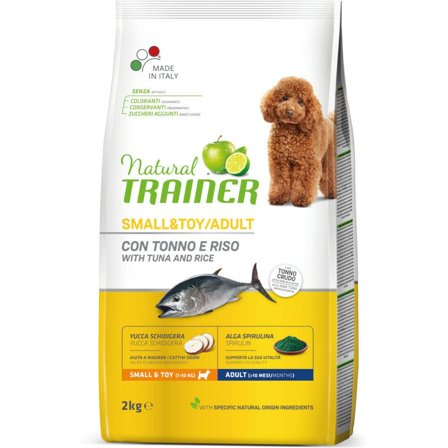 Natural Trainer Crocchette Tonno E Riso Per Cani Adulti Taglia