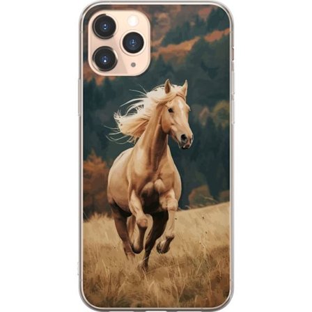 Kompatibel Mobilcover til Apple Apple iPhone 11 Pro Imponerende hest der galopperer gennem efterårsmiljøet med varme farver og en dyb følelse af na