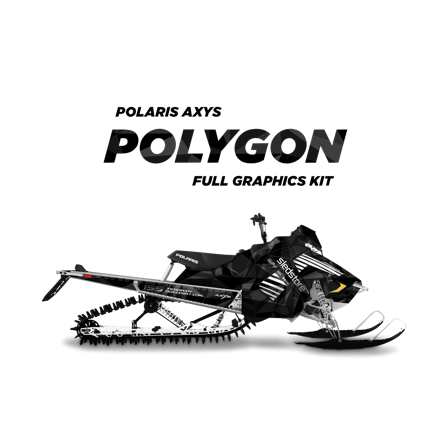 Dekalsett Sledstore Pixel Svart-Gul - Polaris Axys 800 Switchback Assault 144 2017-2019