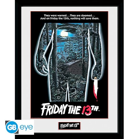 FRIDAY THE 13TH - Framed print Movie 30x40 cm