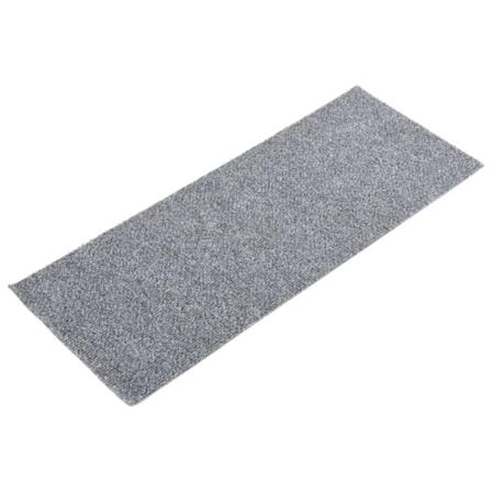 Vidaxl Trappstegsmattor Självhäftande 15 St 60x25 Cm Ljusgrå Grå