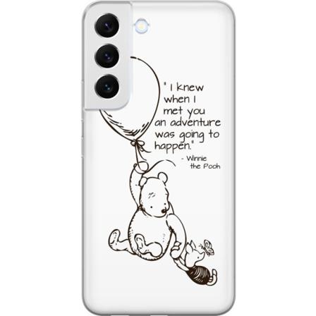 Samsung Galaxy S22 5G Gjennomsiktig deksel Winnie Puh