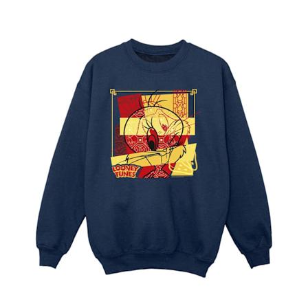 Looney Tunes Girls Tweeday Rabbit Nyårströja 12-13 År Navy Blue 12-13 Years