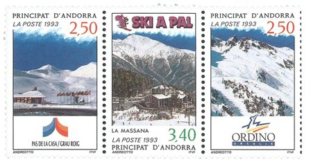 Fransk Andorra - YT 427-29