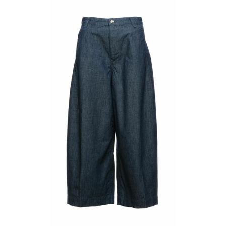 Nine In The Morning, Wide Trousers Blauw, Dames, Maat:W27
