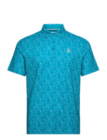 Original Penguin Golf | 19Th Hole Sake-Tini Novelty Print Polo | M