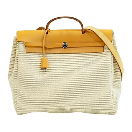 Hermès Vintage, Handbags Beige, Dames, Maat:ONE Size