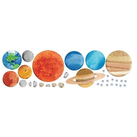 Selvklæbende Planet Vægklistermærker Vægklistermærker STIL 1 STIL 1