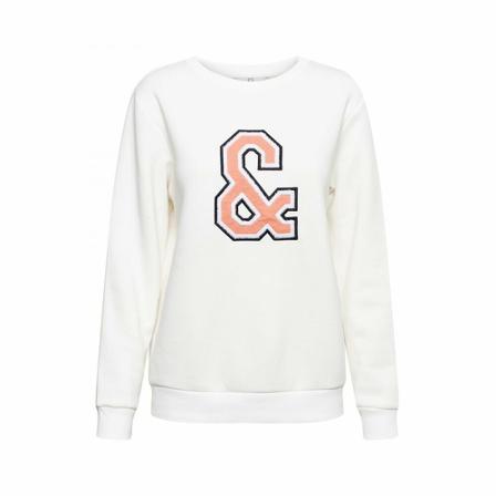 &Co Woman Sweatshirts , Wit , Dames , Maat: L